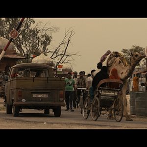 Photo Anochece en la India