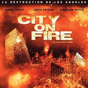 Photo City on fire
