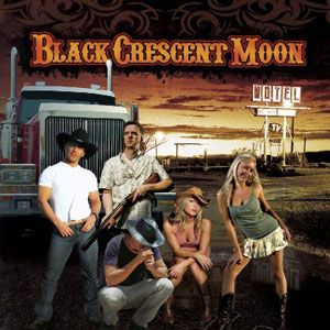 Photo Black Crescent Moon