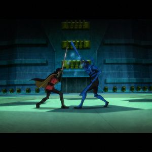 Photo Justice League vs. Teen Titans