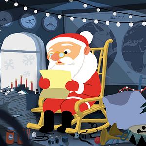 Photo Myrtille et la lettre au Père Noël