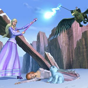 Photo Barbie et le cheval magique