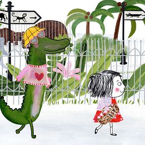 Photo Rita et Crocodile