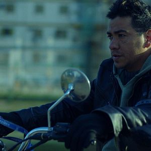 Photo L'Homme à la moto
