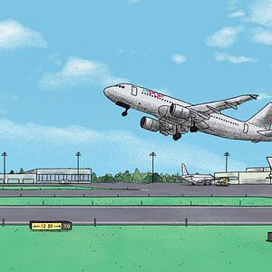 Photo Ariol prend l’avion (et autres têtes en l’air)