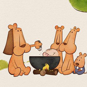 Photo Le Cochon, le renard et le moulin