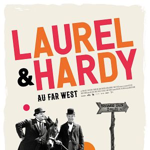 Photo Laurel et Hardy au Far West