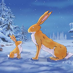 Photo Le Noël de petit lièvre brun