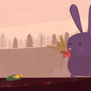 Photo Le Noël de petit lièvre brun