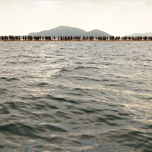 Photo Christo : Marcher sur l'eau