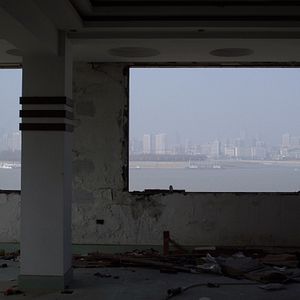 Photo A River Runs, Turns, Erases, Replaces