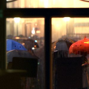 Photo Le Parapluie bleu