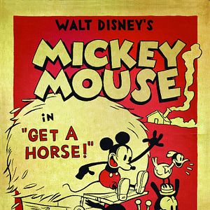 Photo Mickey, à cheval !
