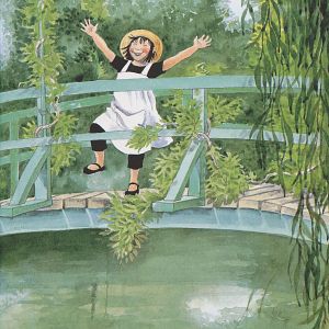 Photo Linnea dans le jardin de Monet