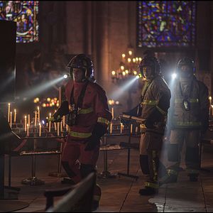 Photo Notre-Dame brûle