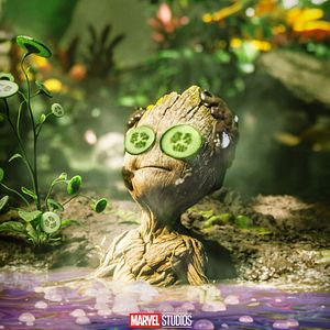 Photo Je s'appelle Groot : L'instant détente de Groot