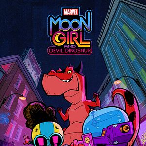 Photo Marvel Moon Girl et Devil le dinosaure