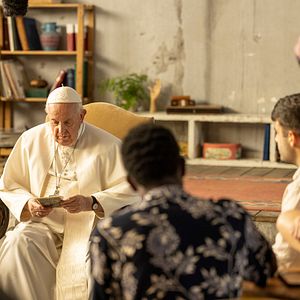 Photo Conversation avec le Pape