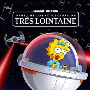 Photo Maggie Simpson dans une Galaxie lointaine, très lointaine