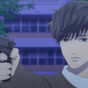 Photo A Girl And Her Guard Dog