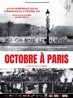 poster du film Octobre à Paris
