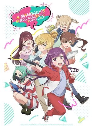 poster de la série A Mangaka's Weirdly Wonderful Workplace