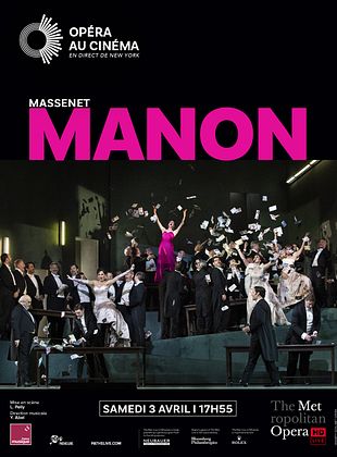 poster du film Manon (Metropolitan Opera)
