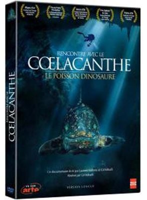 poster du film Rencontre avec le Coelacanthe, le poisson dinosaure