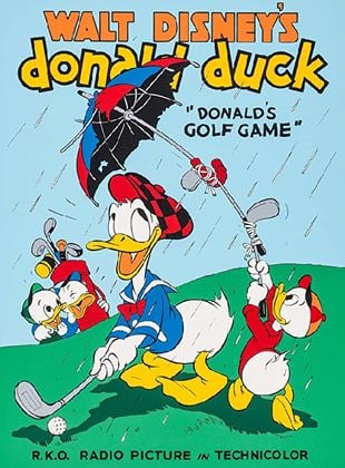 Donald joue au golf