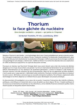 Thorium, la face gâchée du nucléaire