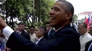 image de Quand Manille accueille Barack Obama avec le thème du "Flic de Beverly Hills"