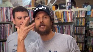 image de Matthew McConaughey et Jimmy Kimmel sauvent un vidéoclub