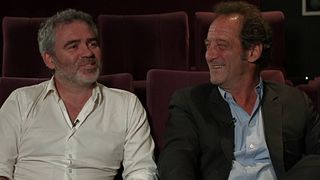 image de Cannes 2015 - Le fou rire de Vincent Lindon et Stéphane Brizé