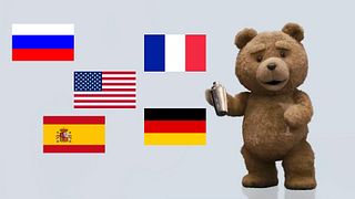 image de Ted 2... en anglais, français, allemand, espagnol et russe !