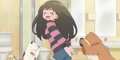 poster de la série Akihiro et les toilettes sans réservoir