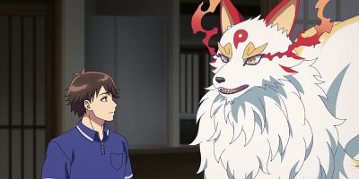 poster de la série Le dieu de la montagne arrive dans le jardin divin