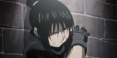 poster de la série Une jeune fille sur le champ de bataille