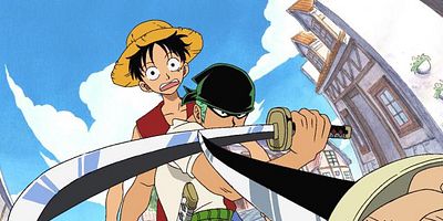 poster de la série Combat acharné : Zoro, le manieur de sabres VS Cabaji, l'acrobate !