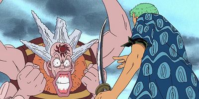 poster de la série Luffy s'immerge. Zoro VS Octy