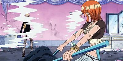 poster de la série La détermination de Nami ! Carton sur le Chopper enragé