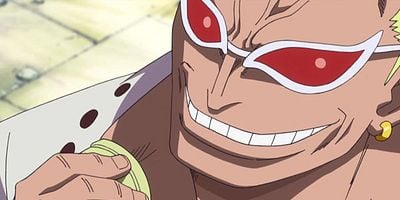 poster de la série Une manipulation de l'ombre. Doflamingo se manifeste !