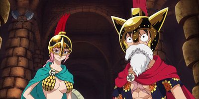 poster de la série Luffy et la gladiatrice à l’étrange destinée, Rebecca !