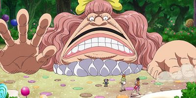 poster de la série Le sbire de Big Mom. Luffy et la forêt de la tentation !