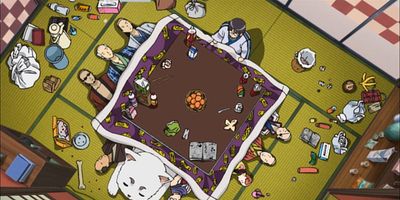 poster de la série Quand vous dormez sous un Kotatsu, assurez-vous de ne pas vous brûler les parties.