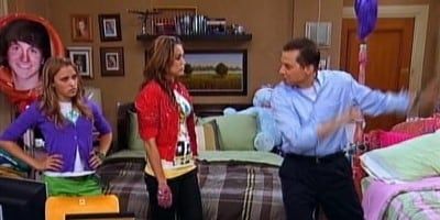 poster de la série Viens chez moi j'habite chez Hannah Montana