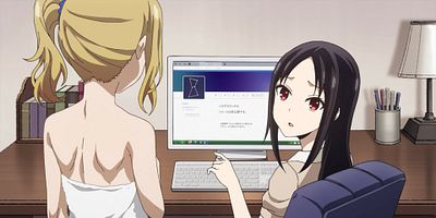 poster de la série Hayasaka Ai veut se baigner / Fujiwara Chika veut vraiment manger / Shirogane Miyuki veut la voir / Je n'entends pas le feu d'artifice (partie 1)