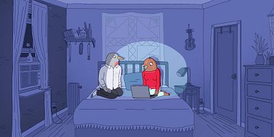 poster de la série Le vendeur de sandwich