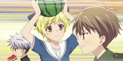 poster de la série Commençons le concours de fendage de pastèques !