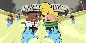 poster de la série Capitaine Superslip et la méga périlleuse quête de la momie du PQ