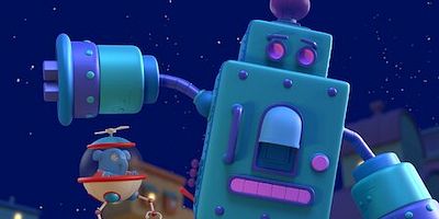 poster de la série Un robot en fuite